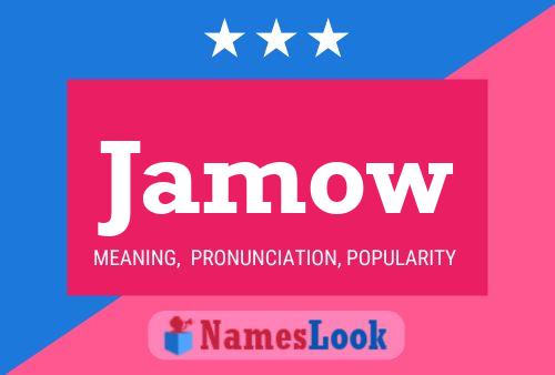 ملصق اسم Jamow