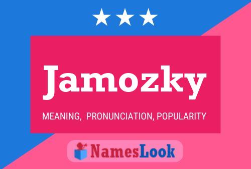 ملصق اسم Jamozky