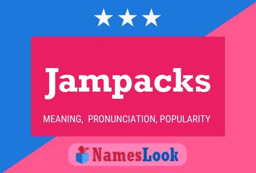 ملصق اسم Jampacks