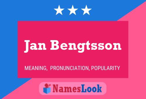 ملصق اسم Jan Bengtsson