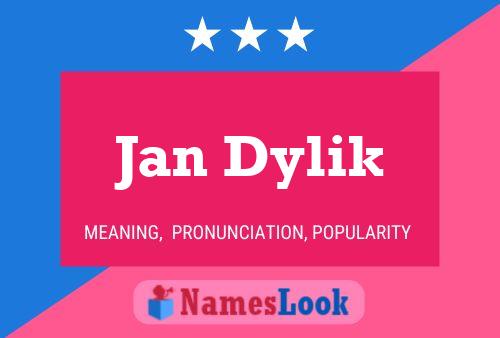 ملصق اسم Jan Dylik