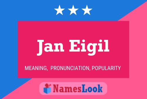 ملصق اسم Jan Eigil