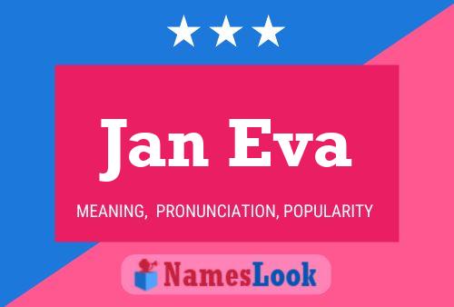 ملصق اسم Jan Eva