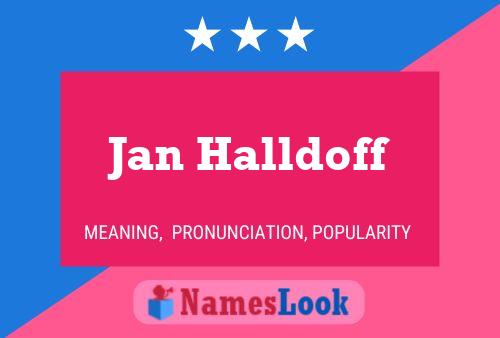 ملصق اسم Jan Halldoff