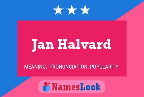 ملصق اسم Jan Halvard