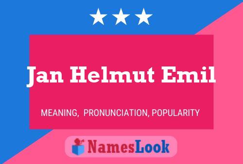 ملصق اسم Jan Helmut Emil