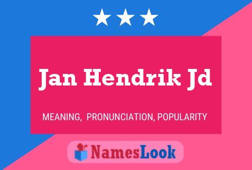 ملصق اسم Jan Hendrik Jd