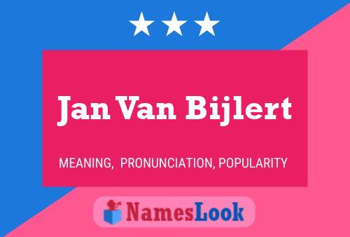 ملصق اسم Jan Van Bijlert