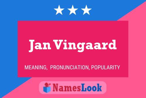 ملصق اسم Jan Vingaard