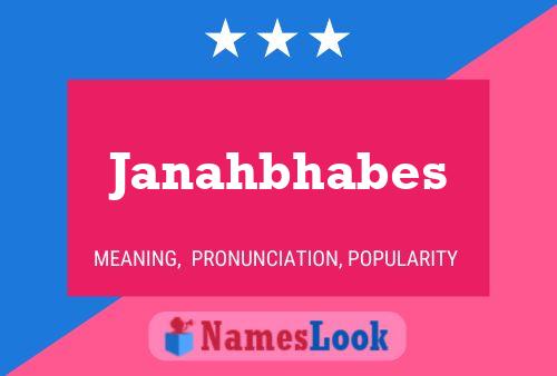 ملصق اسم Janahbhabes