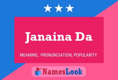 ملصق اسم Janaina Da