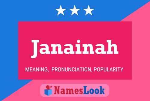 ملصق اسم Janainah