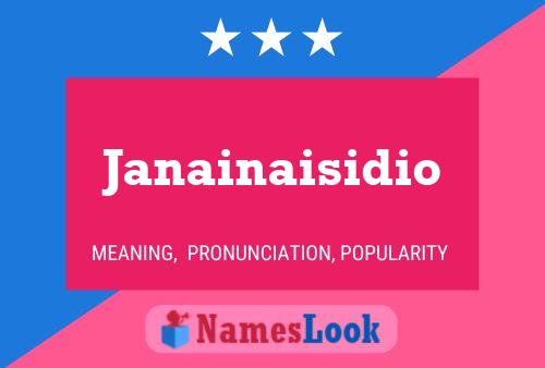 ملصق اسم Janainaisidio