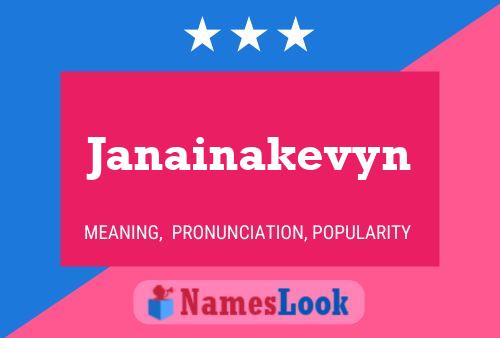 ملصق اسم Janainakevyn