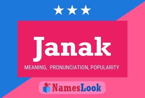 ملصق اسم Janak