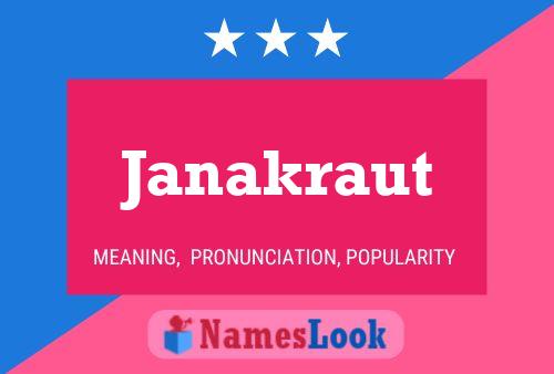 ملصق اسم Janakraut