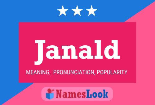 ملصق اسم Janald