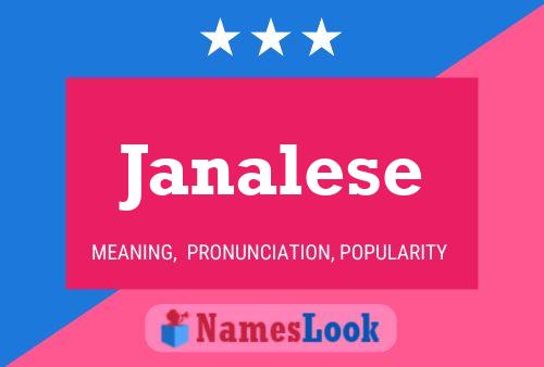 ملصق اسم Janalese