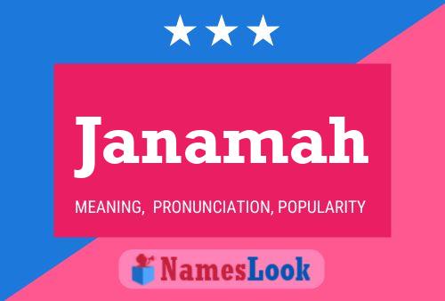 ملصق اسم Janamah