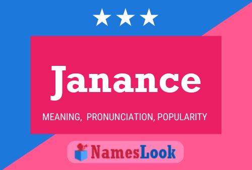 ملصق اسم Janance