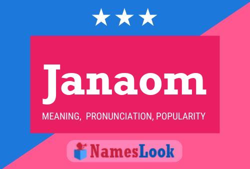 ملصق اسم Janaom