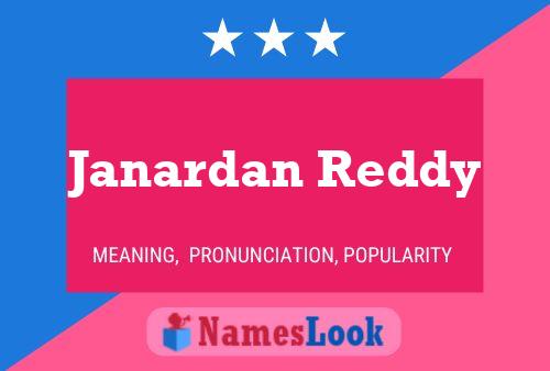 ملصق اسم Janardan Reddy