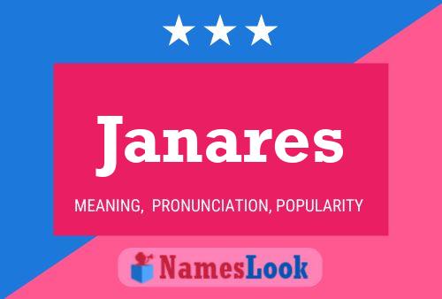 ملصق اسم Janares