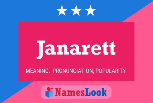 ملصق اسم Janarett