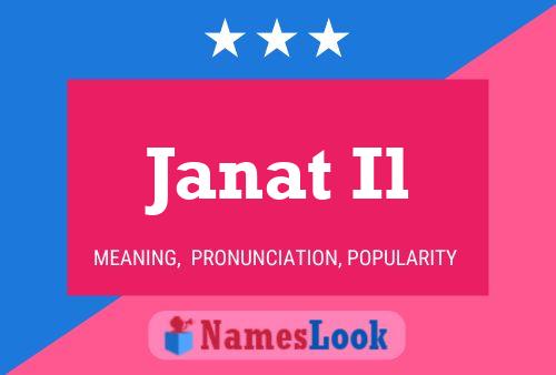 ملصق اسم Janat Il