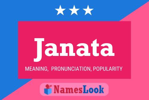 ملصق اسم Janata