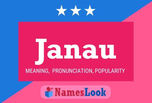 ملصق اسم Janau