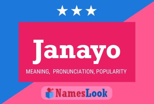 ملصق اسم Janayo