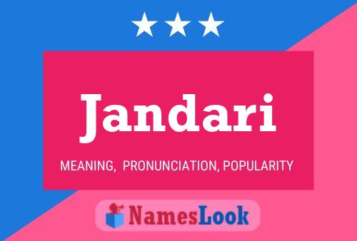 ملصق اسم Jandari