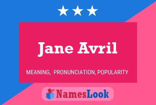 ملصق اسم Jane Avril