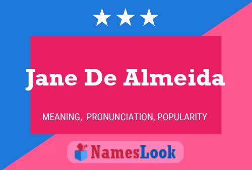 ملصق اسم Jane De Almeida