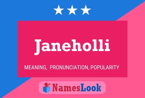 ملصق اسم Janeholli