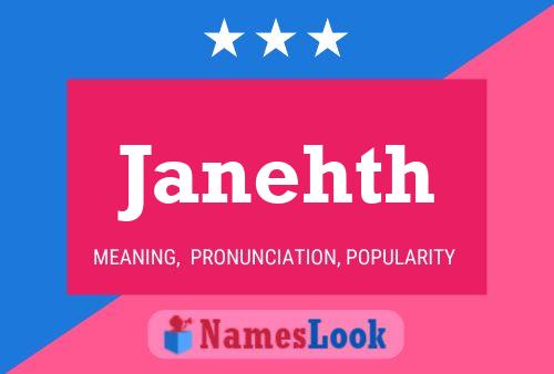 ملصق اسم Janehth