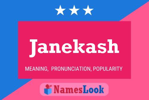 ملصق اسم Janekash