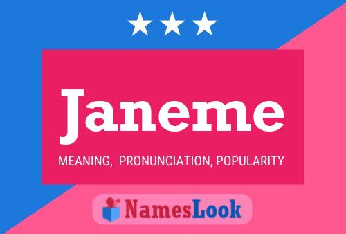 ملصق اسم Janeme