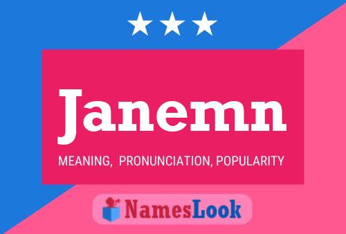 ملصق اسم Janemn