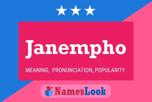 ملصق اسم Janempho