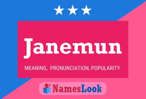 ملصق اسم Janemun