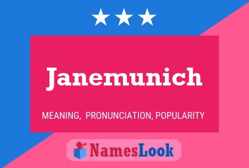 ملصق اسم Janemunich