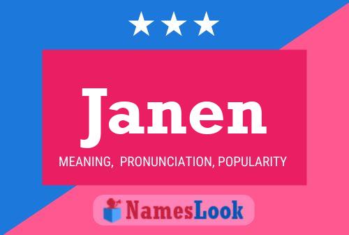 ملصق اسم Janen