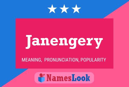 ملصق اسم Janengery