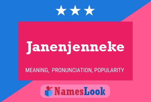 ملصق اسم Janenjenneke