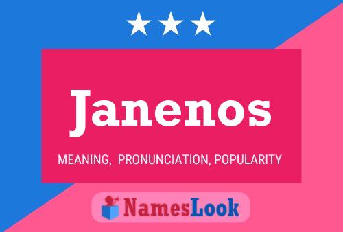 ملصق اسم Janenos