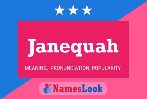 ملصق اسم Janequah