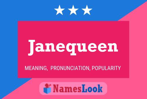 ملصق اسم Janequeen