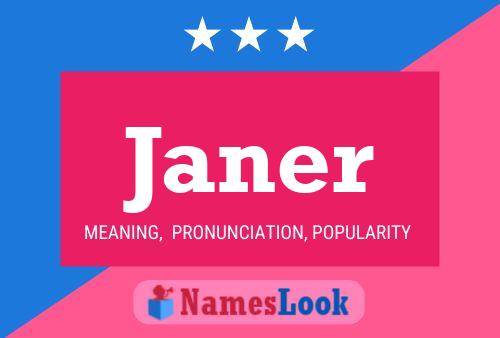 ملصق اسم Janer